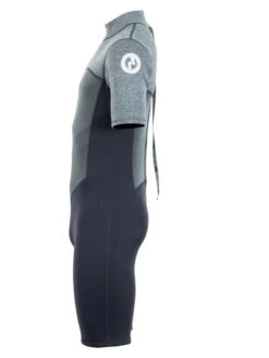 Two Bare Feet Thunderclap Pro 3/2mm Mens Shorty Wetsuit (Black/Delta Grey) -Surf Tide Motion mens thunderclap pro shorty delta 3