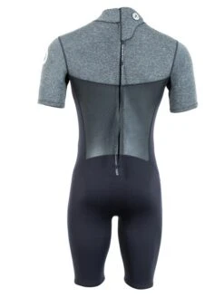 Two Bare Feet Thunderclap Pro 3/2mm Mens Shorty Wetsuit (Black/Delta Grey) -Surf Tide Motion mens thunderclap pro shorty delta 5