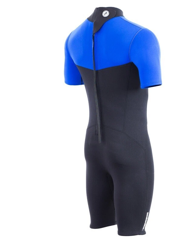 Two Bare Feet Thunderclap 2.5mm Mens Shorty Wetsuit (Blue / Black) 6 Two Bare Feet Thunderclap 2.5mm Mens Shorty Wetsuit (Blue / Black) - Image 6