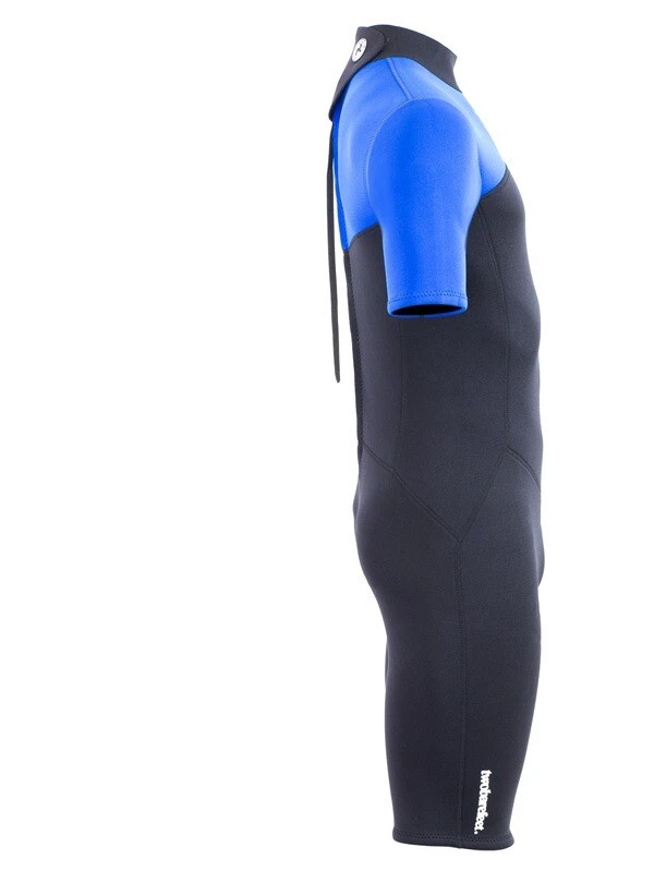 Two Bare Feet Thunderclap 2.5mm Mens Shorty Wetsuit (Blue / Black) 7 Two Bare Feet Thunderclap 2.5mm Mens Shorty Wetsuit (Blue / Black) - Image 7