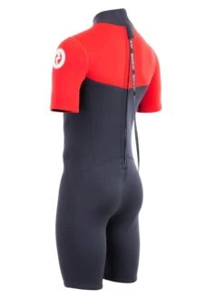 Two Bare Feet Thunderclap 2.5mm Mens Shorty Wetsuit (Red / Black) -Surf Tide Motion mens thunderclap shorty red 4