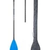 Two Bare Feet 2 Piece Fibreglass Hybrid SUP Paddle & Bag Package (Blue)