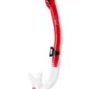 Pro Dive Series Dry Top Silicone Snorkel (Red)