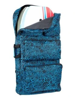 44" Quad Bodyboard Bag (Blue Classic Pattern) -Surf Tide Motion quad bodyboard bag blue 3