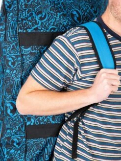 44" Quad Bodyboard Bag (Blue Classic Pattern) -Surf Tide Motion quad bodyboard bag blue 5