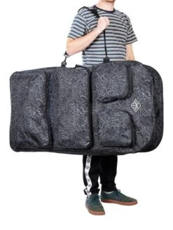 44" Quad Bodyboard Bag (Grey Classic Pattern) 8 44" Quad Bodyboard Bag (Grey Classic Pattern) -Surf Tide Motion quad bodyboard bag grey 4 2