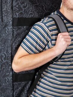 44" Quad Bodyboard Bag (Grey Classic Pattern) 9 44" Quad Bodyboard Bag (Grey Classic Pattern) -Surf Tide Motion quad bodyboard bag grey 5 2