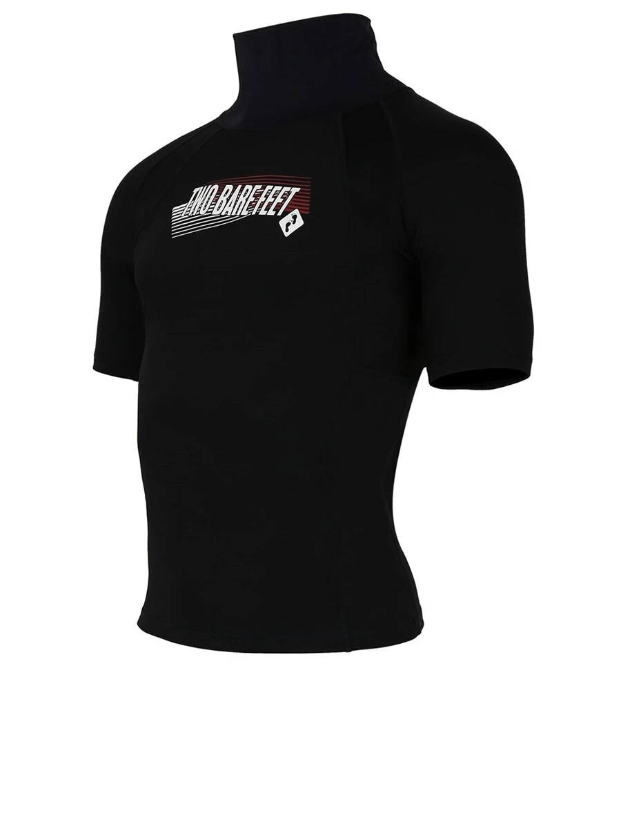 Two Bare Feet Adults Thermal Short Sleeve Rash Vest (Black) 2 Two Bare Feet Adults Thermal Short Sleeve Rash Vest (Black) - Image 2