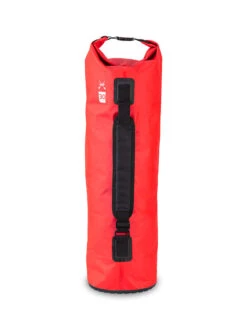Two Bare Feet 30 Litre Waterproof Dry Bag / Inflatable Bodyboard Carry Bag (Red) -Surf Tide Motion red 30l back