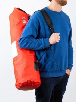 Two Bare Feet 30 Litre Waterproof Dry Bag / Inflatable Bodyboard Carry Bag (Red) -Surf Tide Motion red 30l model 2