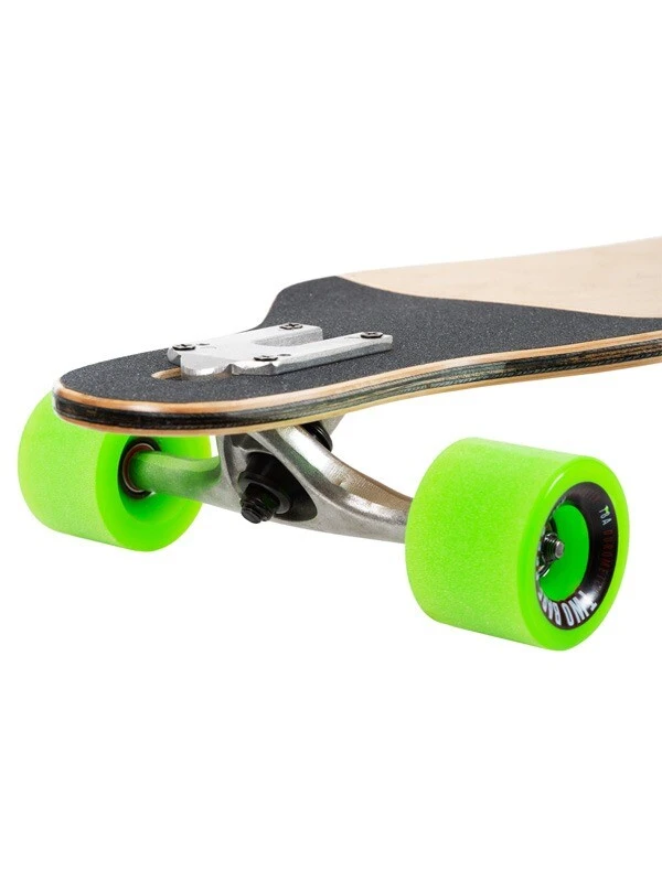 Two Bare Feet Santa Maria 42in Canadian Maple Longboard Skateboard Complete (Green Wheels) 5 Two Bare Feet Santa Maria 42in Canadian Maple Longboard Skateboard Complete (Green Wheels) - Image 5