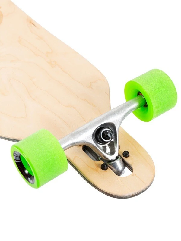 Two Bare Feet Santa Maria 42in Canadian Maple Longboard Skateboard Complete (Green Wheels) 6 Two Bare Feet Santa Maria 42in Canadian Maple Longboard Skateboard Complete (Green Wheels) - Image 6