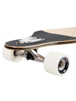 Two Bare Feet Santa Maria 42in Canadian Maple Longboard Skateboard Complete (White Wheels) -Surf Tide Motion santa maria white 5