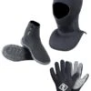 Neoprene Wetsuit Set - Gloves, Boots & Hood Set