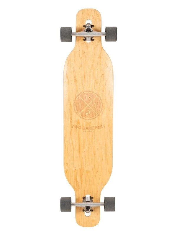 Two Bare Feet "Seville" 42in Canadian Maple Longboard Skateboard Complete (Black Wheels) 1 Two Bare Feet "Seville" 42in Canadian Maple Longboard Skateboard Complete (Black Wheels)