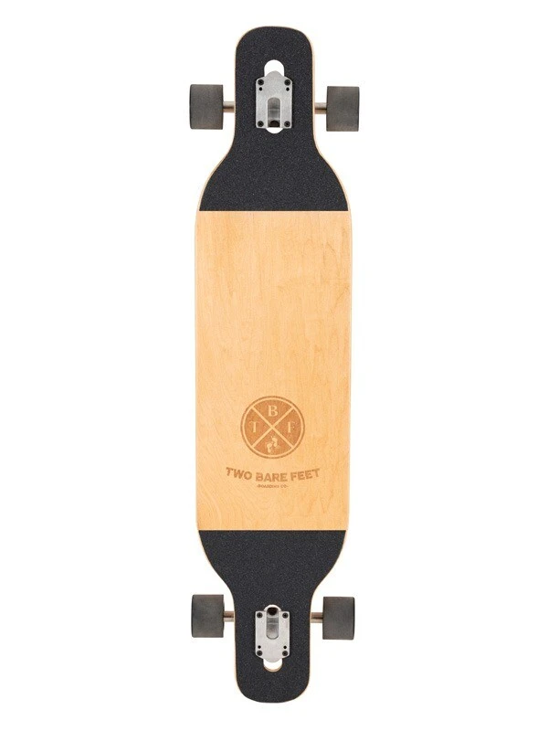 Two Bare Feet "Seville" 42in Canadian Maple Longboard Skateboard Complete (Black Wheels) 2 Two Bare Feet "Seville" 42in Canadian Maple Longboard Skateboard Complete (Black Wheels) - Image 2