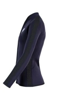 Two Bare Feet Womens Silicone Print Series Full Zip 2.5mm Wetsuit Jacket (Black) -Surf Tide Motion silicone series jacket black 3