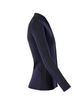 Two Bare Feet Womens Silicone Print Series Full Zip 2.5mm Wetsuit Jacket (Black) -Surf Tide Motion silicone series jacket black 7