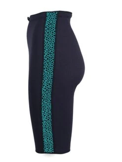 Two Bare Feet Womens Silicone Print Series 2.5mm Neoprene Wetsuit Shorts (Black/Mint) -Surf Tide Motion silicone series mint 3 2