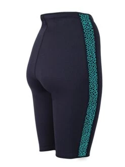 Two Bare Feet Womens Silicone Print Series 2.5mm Neoprene Wetsuit Shorts (Black/Mint) -Surf Tide Motion silicone series mint 6 2