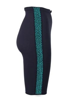 Two Bare Feet Womens Silicone Print Series 2.5mm Neoprene Wetsuit Shorts (Black/Mint) -Surf Tide Motion silicone series mint 7 2