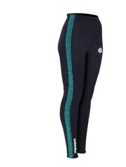 Two Bare Feet Womens Silicone Print Series 2.5mm Neoprene Wetsuit Pants (Black/Mint) -Surf Tide Motion silicone series mint 8