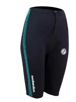 Two Bare Feet Womens Silicone Print Series 2.5mm Neoprene Wetsuit Shorts (Black/Mint) -Surf Tide Motion silicone series mint 8 2