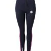 Two Bare Feet Womens Silicone Print Series 2.5mm Neoprene Wetsuit Pants (Black/Raspberry)