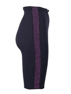 Two Bare Feet Womens Silicone Print Series 2.5mm Neoprene Wetsuit Shorts (Black/Raspberry) -Surf Tide Motion silicone series raspberry 7 1