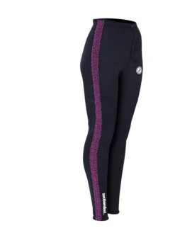 Two Bare Feet Womens Silicone Print Series 2.5mm Neoprene Wetsuit Pants (Black/Raspberry) -Surf Tide Motion silicone series raspberry 8