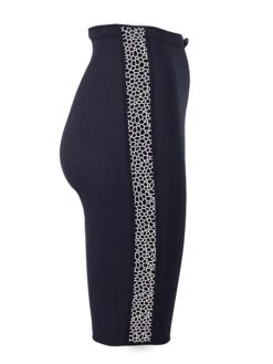 Two Bare Feet Womens Silicone Print Series 2.5mm Neoprene Wetsuit Shorts (Black/White) -Surf Tide Motion silicone series white 7 1