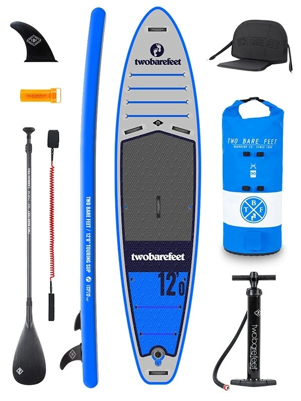 Two Bare Feet Sport Air (Touring) 12'0" X 33" X 6" Inflatable SUP Ultimate Pack (Blue) 1 Two Bare Feet Sport Air (Touring) 12'0" X 33" X 6" Inflatable SUP Ultimate Pack (Blue)