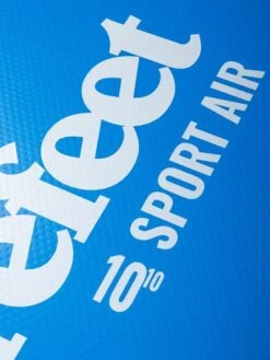 Two Bare Feet Sport Air (Allround XL) 10'10" X 33" X 6" Inflatable SUP Deluxe Fibreglass Hybrid Pack (Blue) -Surf Tide Motion sport air 10 10 5 blue 1