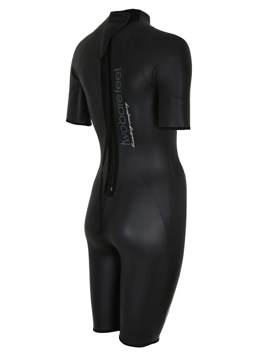 Two Bare Feet T3 Shorty Womens Triathlon Wetsuit (Black / Pink) 6 Two Bare Feet T3 Shorty Womens Triathlon Wetsuit (Black / Pink) - Image 6