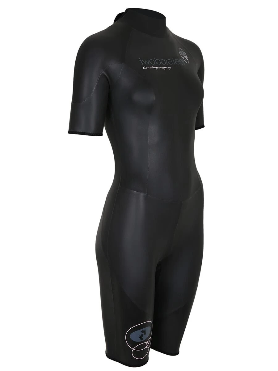 Two Bare Feet T3 Shorty Womens Triathlon Wetsuit (Black / Pink) 8 Two Bare Feet T3 Shorty Womens Triathlon Wetsuit (Black / Pink) - Image 8