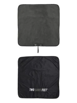 Two Bare Feet Weatherproof Changing Robe With Changing Mat (Teal/Charcoal) -Surf Tide Motion teal charcoal 4