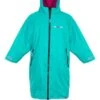 Two Bare Feet Kids Weatherproof Changing Robe With Changing Mat (Teal/Raspberry)