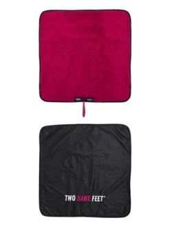 Two Bare Feet Weatherproof Changing Robe With Changing Mat (Teal/Raspberry) -Surf Tide Motion teal raspberry 4