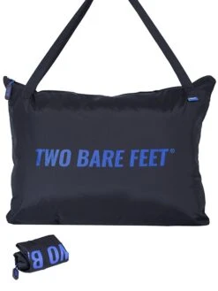Two Bare Feet Weatherproof Tote Bag (Black/Blue) -Surf Tide Motion tote bag blue 2