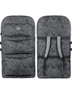 Two Bare Feet Space Triple Bodyboard And Bag Bundle (Choice Of 33", 37", 41", 42", 44") -Surf Tide Motion triple grey bag 2