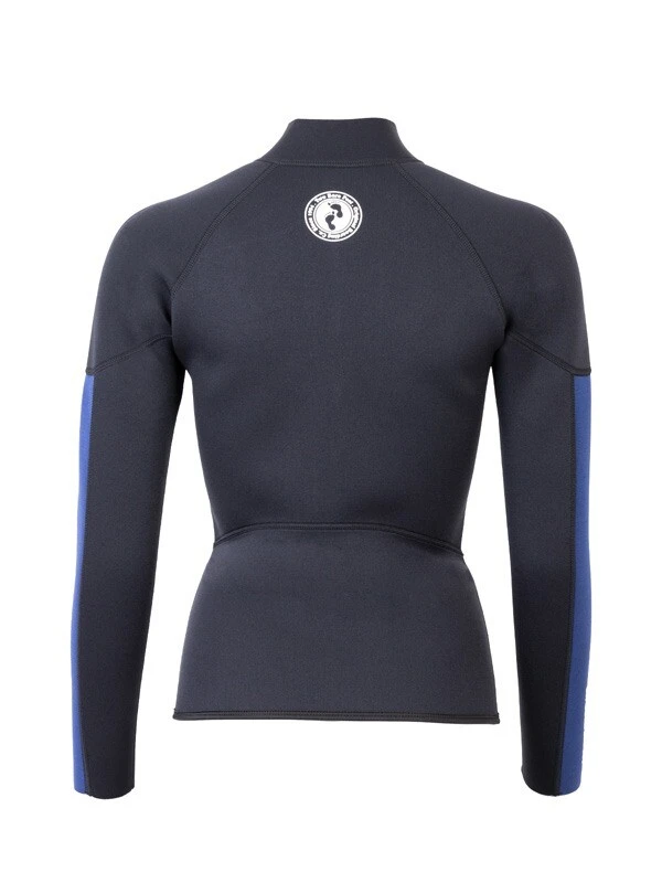Two Bare Feet Unisex Perspective Full Zip 2.5mm Wetsuit Jacket & Hotpants Set (Black/Blue) 6 Two Bare Feet Unisex Perspective Full Zip 2.5mm Wetsuit Jacket & Hotpants Set (Black/Blue) - Image 6