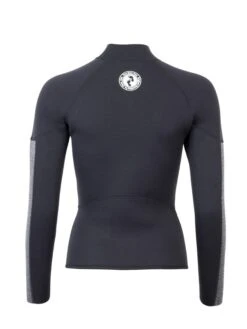 Two Bare Feet Unisex Perspective Full Zip 2.5mm Wetsuit Jacket & Pants Set (Black/Grey) -Surf Tide Motion ub55jh v