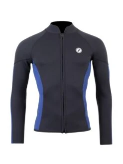 Two Bare Feet Perspective Full Zip 2.5mm Wetsuit Jacket & Pants Set (Black/Blue) -Surf Tide Motion ues6l5 5