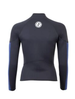 Two Bare Feet Unisex Perspective Half Zip 2.5mm Wetsuit Jacket & Pants Set (Black/Blue) -Surf Tide Motion uhlqcb 6 1