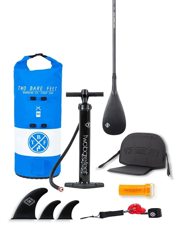 Two Bare Feet Sport Air (Touring) 12'0" X 33" X 6" Inflatable SUP Ultimate Pack (Blue) 3 Two Bare Feet Sport Air (Touring) 12'0" X 33" X 6" Inflatable SUP Ultimate Pack (Blue) - Image 3