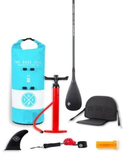 Two Bare Feet Entradia (Allround XL) 10'10" X 34" X 6" Inflatable SUP Ultimate Pack (Aqua) -Surf Tide Motion ultimate pack aqua 4