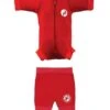 Essentials Baby Swim Kit - Newborn Wetsuit + Nappy Shorts (Red)