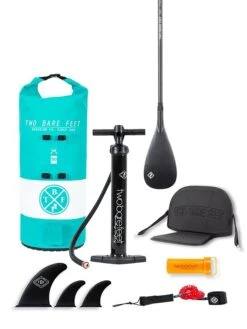 Two Bare Feet Sport Air (Allround XL) 10'10" X 33" X 6" Inflatable SUP Ultimate Pack (Teal) 12 Two Bare Feet Sport Air (Allround XL) 10'10" X 33" X 6" Inflatable SUP Ultimate Pack (Teal) -Surf Tide Motion ultimate teal 1