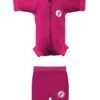 Essentials Baby Swim Kit - Newborn Wetsuit + Nappy Shorts (Raspberry)