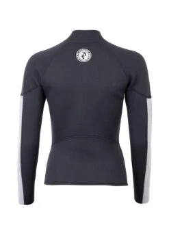 Two Bare Feet Unisex Perspective Half Zip 2.5mm Wetsuit Jacket & Pants Set (Black/Grey/Grey) -Surf Tide Motion um2h6h k